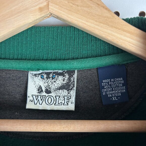 Michigan State Crewneck XL Spartans 90s Sweatshirt Stitched Heavyweight Vintage - Picture 5 of 6